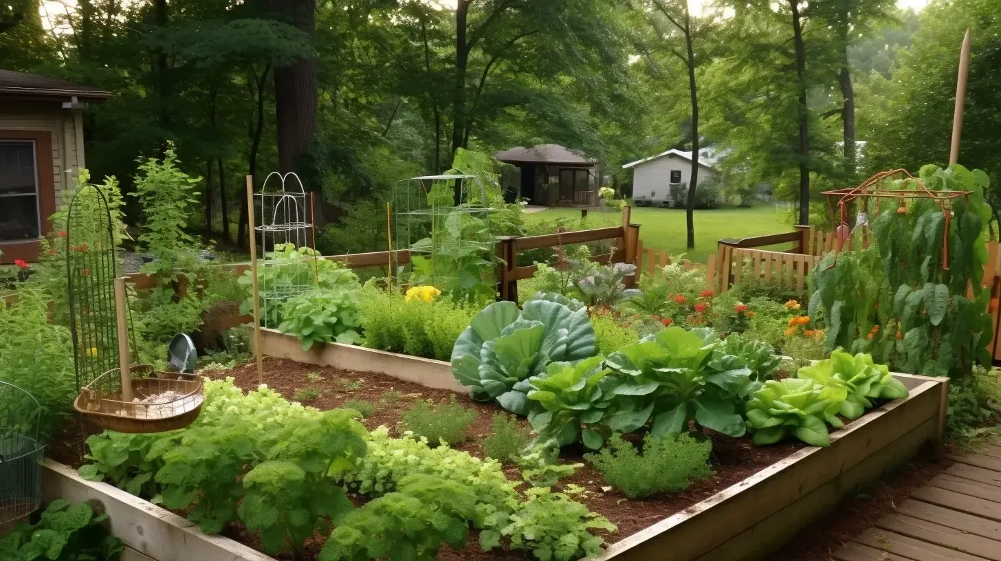 Thriving vegetable garden nourished by Oregon Super Soil