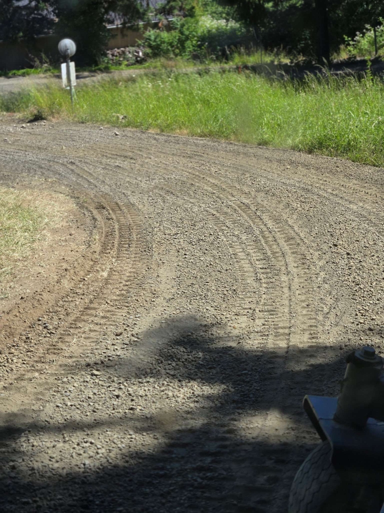 Restored gravel driveway in Riddle